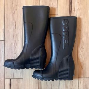 Sorrel Joan Rain Wedge Tall Boots - Women's